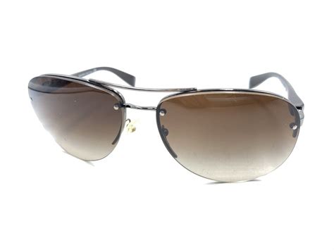 prada ladies sunglasses sps 56m 62o14 5av-6s1 130 3n|Prada 56mm Square Sunglasses .